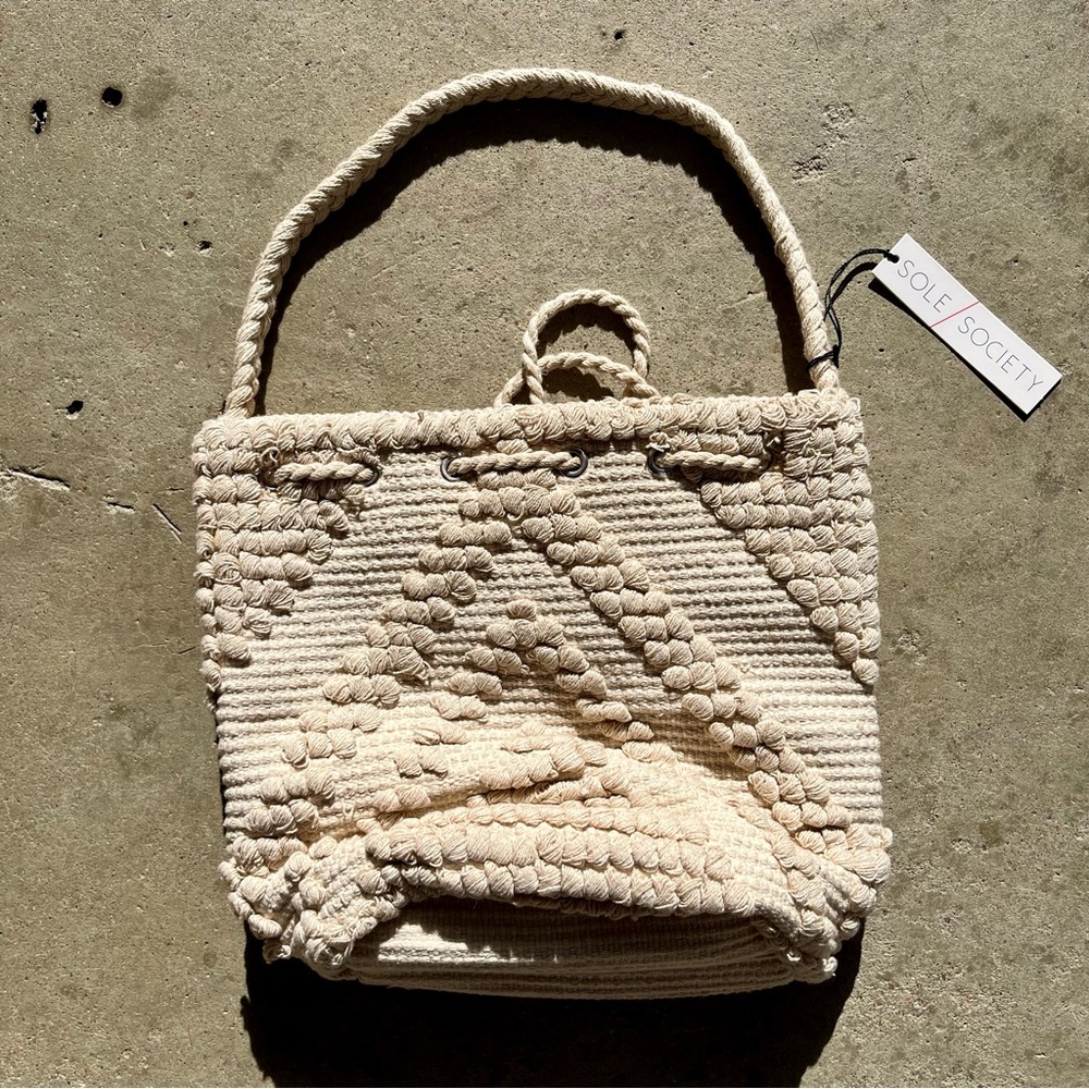 Sole Society Woven Purse NWT - Picture 2 of 4